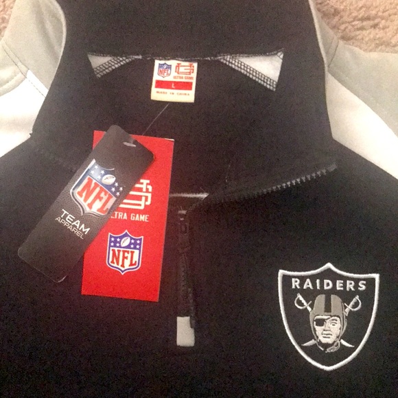 Raiders Football NFL Sweater/Jacket NEW with tags - Picture 2 of 3